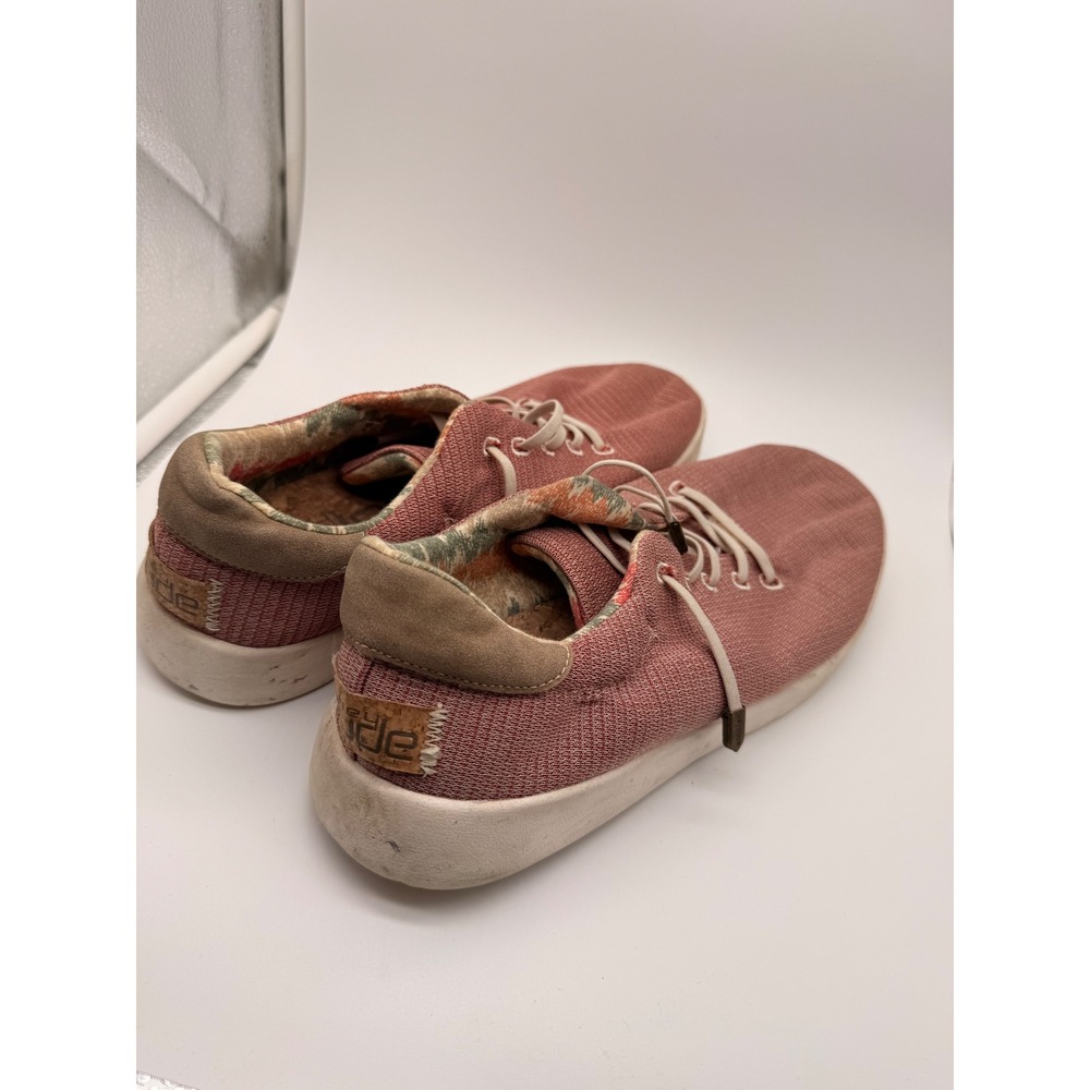 Hey Dude Kob Eco Sox Redwood Mens 10 Pink Low Top Lightweight Sneakers 112456855